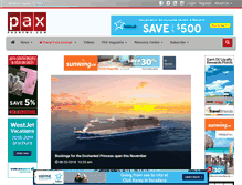 Tablet Screenshot of paxnews.com